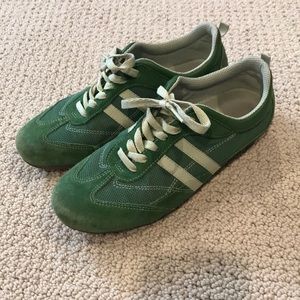 Loft- Spring green sneakers, size 7